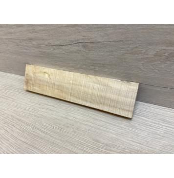 Клён Американский Волнистый заготовка для бриджа акустической гитары Смешанный АА Волна ААА 12х49х200 мм-1