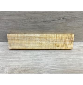 Клён Американский Волнистый заготовка для бриджа акустической гитары Смешанный АА Волна ААА 12х49х200 мм-4