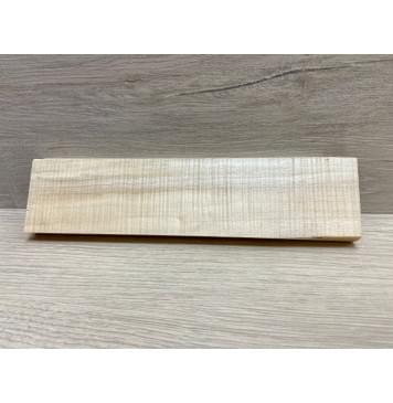 Клён Американский Волнистый заготовка для бриджа акустической гитары Смешанный АА Волна ААА 12х49х200 мм-2