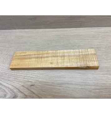 Клён Американский Волнистый заготовка для бриджа акустической гитары Смешанный АА Волна ААА 12х49х200 мм-4