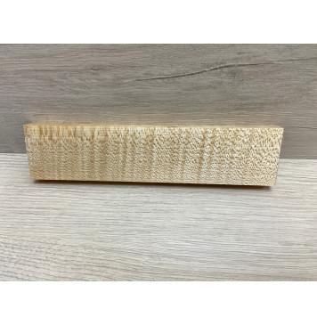 Клён Белый Явор, Волнистый заготовка для бриджа акустической гитары Радиал ААА Волна АА 15х49х210 мм-0