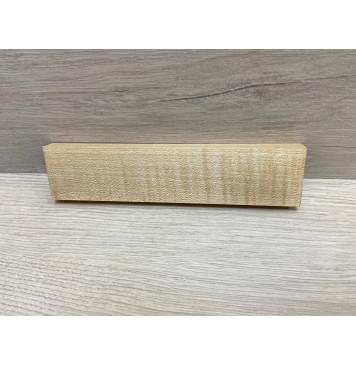 Клён Белый Явор, Волнистый заготовка для бриджа акустической гитары Радиал ААА Волна АА 15х49х210 мм-4