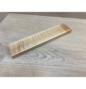 Клён Белый Явор, Волнистый заготовка для бриджа акустической гитары Радиал ААА Волна АА 13х48х220 мм-4