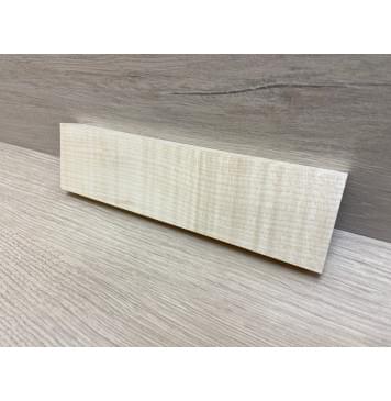 Клён Американский Белый Волнистый заготовка для бриджа акустической гитары Радиал АА Волна ААА 18х55х205 мм -2