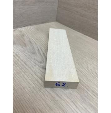 Клён Американский Белый Волнистый заготовка для бриджа акустической гитары Радиал ААА Волна АА 18х55х205 мм-3