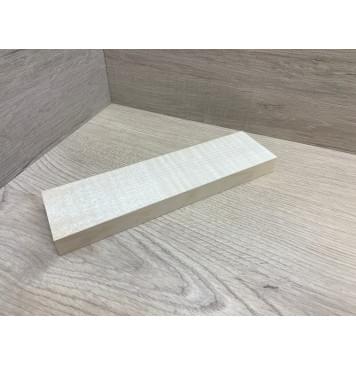 Клён Американский Белый Волнистый заготовка для бриджа акустической гитары Радиал ААА Волна АА 18х55х205 мм-2