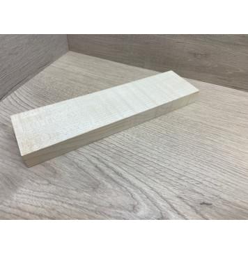 Клён Американский Белый Волнистый заготовка для бриджа акустической гитары Радиал ААА Волна АА 18х55х205 мм-1