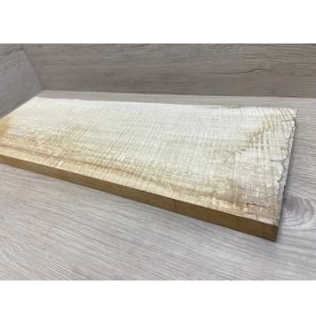 Клён Американский Spalted Волнистый заготовка на топ Радиал АА Волна ААА 22х166-176х480 мм (1шт под распил) Уценка-гнилостные поражения древесины,под стабилизацию или работу с порозаполнителями-5