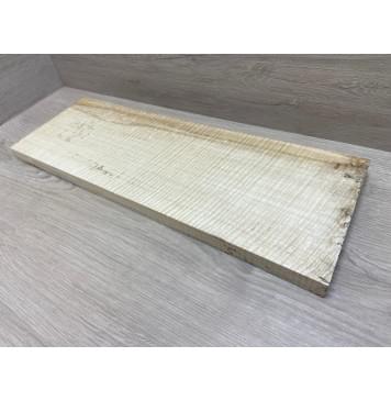 Клён Американский Spalted Волнистый заготовка на топ Радиал АА Волна ААА 22х166-176х480 мм (1шт под распил) Уценка-гнилостные поражения древесины,под стабилизацию или работу с порозаполнителями-3