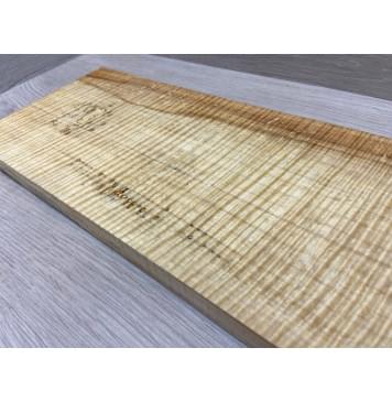 Клён Американский Spalted Волнистый заготовка на топ Радиал АА Волна ААА 22х166-176х480 мм (1шт под распил) Уценка-гнилостные поражения древесины,под стабилизацию или работу с порозаполнителями-6