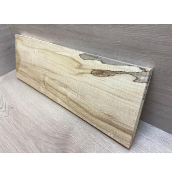 Клён Американский Spalted Волнистый заготовка на топ Смешанный АА Волна А 23х180х525 мм (1шт под распил) Уценка-гнилостные поражения древесины,под стабилизацию или работу с порозаполнителями-2