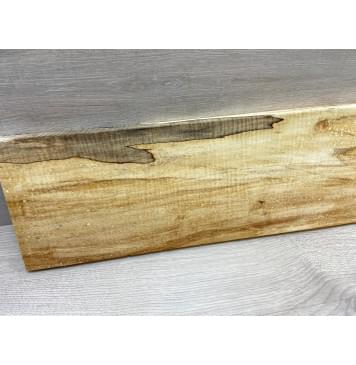 Клён Американский Spalted Волнистый заготовка на топ Смешанный АА Волна А 23х180х525 мм (1шт под распил) Уценка-гнилостные поражения древесины,под стабилизацию или работу с порозаполнителями-1