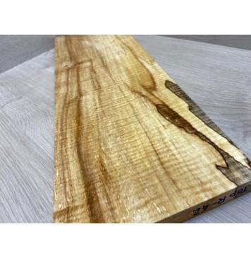 Клён Американский Spalted Волнистый заготовка на топ Смешанный АА Волна А 23х180х525 мм (1шт под распил) Уценка-гнилостные поражения древесины,под стабилизацию или работу с порозаполнителями-8