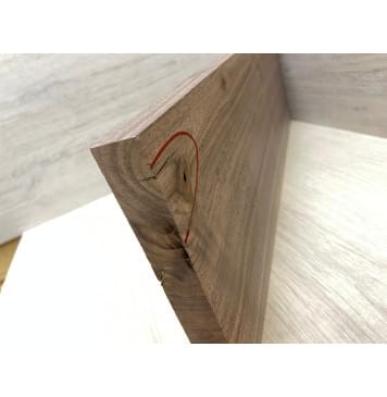 Орех Американский заготовка на топ Смешанный АА 24х185х535 мм (1шт под распил)-3