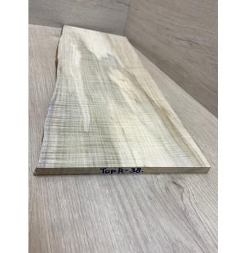 Клён Американский Волнистый заготовка на топ Смешанный ААА Волна ААА 11х200х570 мм (1шт под распил)-11