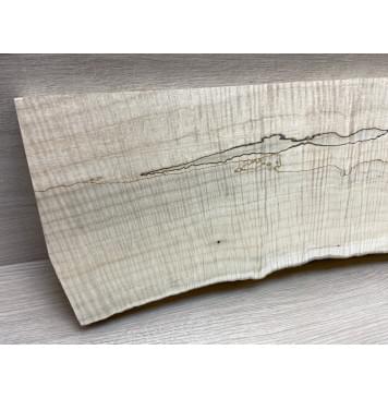 Клён Американский Spalted Волнистый заготовка на топ Смешанный ААА Волна ААА 19х160-195х495 мм (1шт под распил)-9