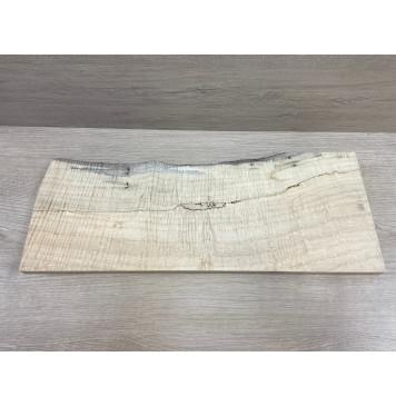 Клён Американский Spalted Волнистый заготовка на топ Смешанный ААА Волна ААА 19х160-195х495 мм (1шт под распил)-6
