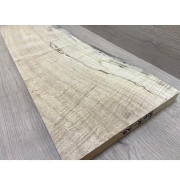 Клён Американский Spalted Волнистый заготовка на топ Смешанный ААА Волна ААА 19х160-195х495 мм (1шт под распил)-4