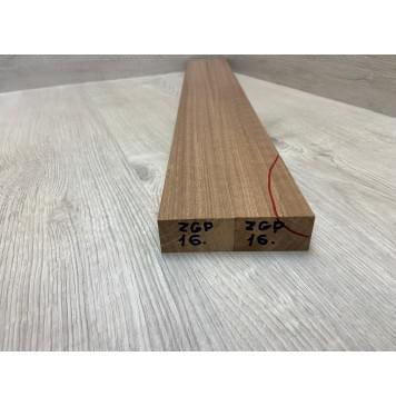 Сапели заготовка для переклеенного грифа электрогитары Радиал АА 28х(51-51)х745 мм - из 2х частей-3