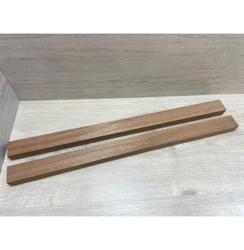 Сапели заготовка для переклеенного грифа электрогитары Смешанный АА 33х(48.5-48.5)х745 мм - из 2х частей-4