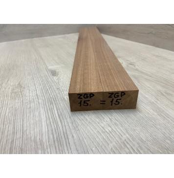 Сапели заготовка для переклеенного грифа электрогитары Смешанный АА 33х(48.5-48.5)х745 мм - из 2х частей-3