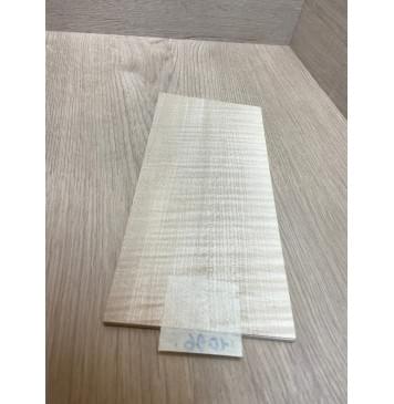 Клён Американский Белый Волнистый заготовка накладки на головку грифа Радиал ААА Волна ААА 4х115х240 мм-3