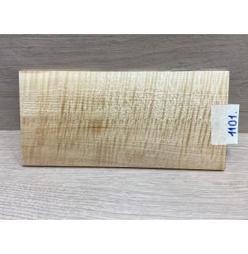 Клён Американский Белый Волнистый заготовка накладки на головку грифа Радиал ААА Волна ААА 4,5х115х240 мм-0