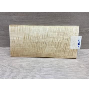 Клён Американский Белый Волнистый заготовка накладки на головку грифа Радиал ААА Волна ААА 5,5х115х240 мм-3