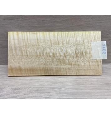 Клён Американский Белый Волнистый заготовка накладки на головку грифа Радиал ААА Волна ААА 4,5х115х240 мм-0