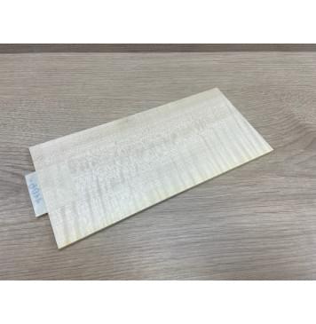 Клён Американский Белый Волнистый заготовка накладки на головку грифа Радиал АА Волна АА 4,5х115х240 мм-1