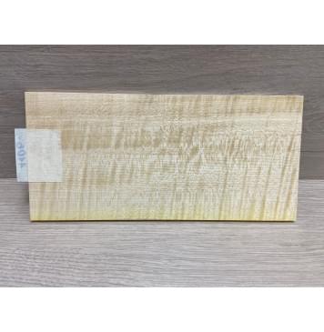 Клён Американский Белый Волнистый заготовка накладки на головку грифа Радиал АА Волна АА 4,5х115х240 мм-3