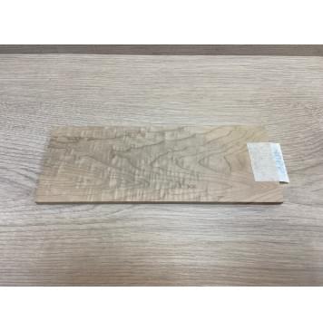 Клён Облачко Печёный 150 гр заготовка накладки на головку грифа Тангент ААА Волна АА 7х94х240 мм-2