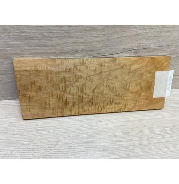 Клён Облачко Печёный 150 гр заготовка накладки на головку грифа Тангент ААА Волна АА 7х94х240 мм-1