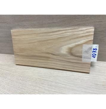 Ясень Белый заготовка накладки на головку грифа Тангент ААА 6х120х240 мм-0