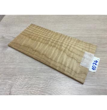 Клён Волнистый Печёный 150 гр заготовка накладки на головку грифа Тангент ААА Волна ААА 6х124х240 мм-2