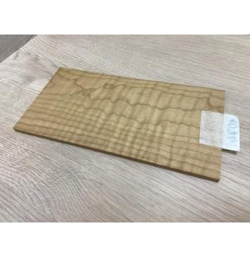 Клён Волнистый Печёный 150 гр заготовка накладки на головку грифа Тангент ААА Волна ААА 6х124х240 мм-5