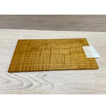 Клён Волнистый Печёный 150 гр заготовка накладки на головку грифа Тангент ААА Волна ААА 6х124х240 мм-0