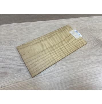 Клён Волнистый Печёный 150 гр заготовка накладки на головку грифа Тангент ААА Волна ААА 6х124х240 мм-2