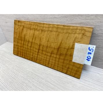Клён Волнистый Печёный 150 гр заготовка накладки на головку грифа Тангент ААА Волна ААА 6х124х240 мм-0
