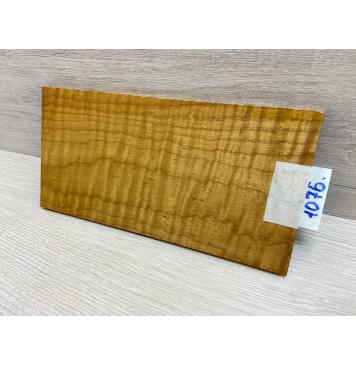 Клён Волнистый Печёный 150 гр заготовка накладки на головку грифа Тангент ААА Волна АА 7х124х240 мм-0