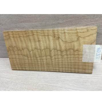 Клён Волнистый Печёный 150 гр заготовка накладки на головку грифа Тангент ААА Волна ААА 6х124х240 мм-2