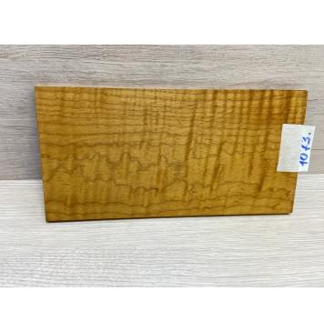 Клён Волнистый Печёный 150 гр заготовка накладки на головку грифа Тангент ААА Волна ААА 6х124х240 мм-0