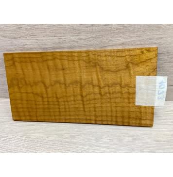 Клён Волнистый Печёный 150 гр заготовка накладки на головку грифа Тангент ААА Волна ААА 6х124х240 мм-1