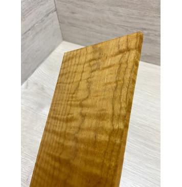 Клён Волнистый Печёный 150 гр заготовка накладки на головку грифа Тангент ААА Волна ААА 6х124х240 мм-4
