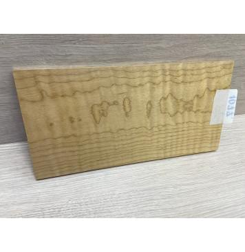 Клён Волнистый Печёный 150 гр заготовка накладки на головку грифа Тангент ААА Волна ААА 6х124х240 мм-1