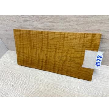 Клён Волнистый Печёный 150 гр заготовка накладки на головку грифа Тангент ААА Волна ААА 6х124х240 мм-0