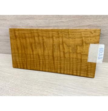 Клён Волнистый Печёный 150 гр заготовка накладки на головку грифа Тангент ААА Волна ААА 6х124х240 мм-3