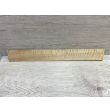 Клён Белый Явор, Волнистый заготовка накладки для электрогитары Радиал АА Волна АА 9х66х540 мм-0