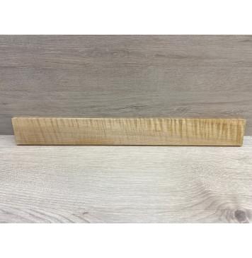 Клён Белый Явор, Волнистый заготовка накладки для электрогитары Радиал АА Волна АА 8,5х66х540 мм-0