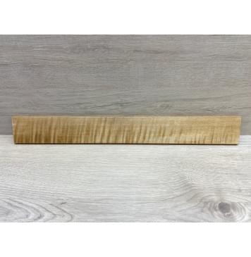 Клён Белый Явор, Волнистый заготовка накладки для электрогитары Радиал ААА Волна АА 9х66х545 мм-0